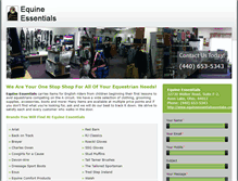 Tablet Screenshot of equineessentialsavonlake.com